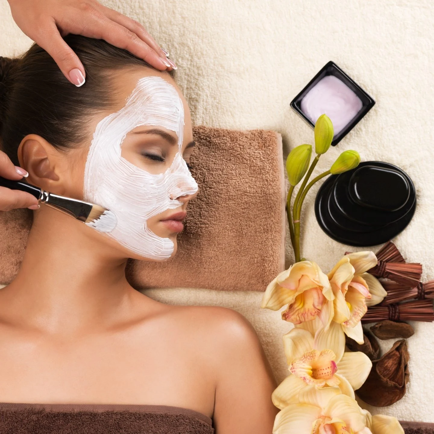 Facial treatment from the Ananda Spa collection