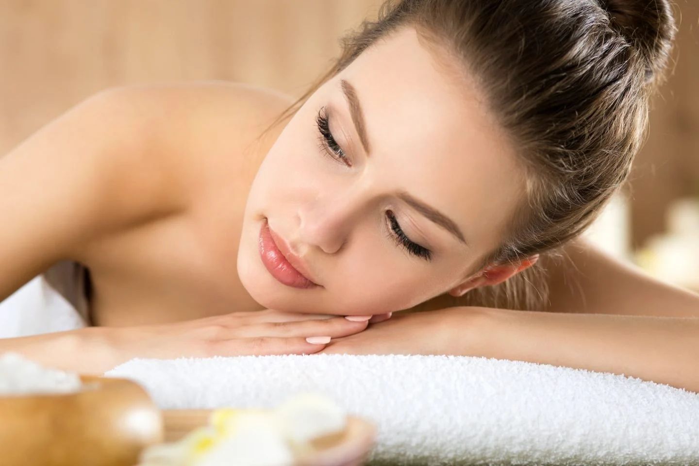 Relaxing massage, part of the Ananda Spa treatment collection
