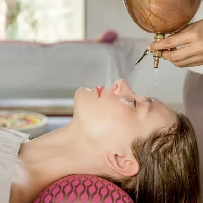 Shirodhara treatment reference